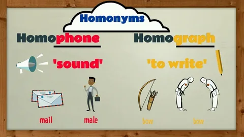 The Fascinating World of Homographs and Homonyms in English