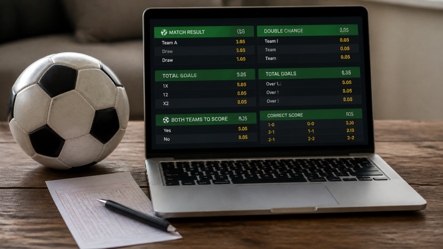 Best Sports Betting Sites Singapore: A Practical Guide Sports betting odds on a screen with a football and betting slip