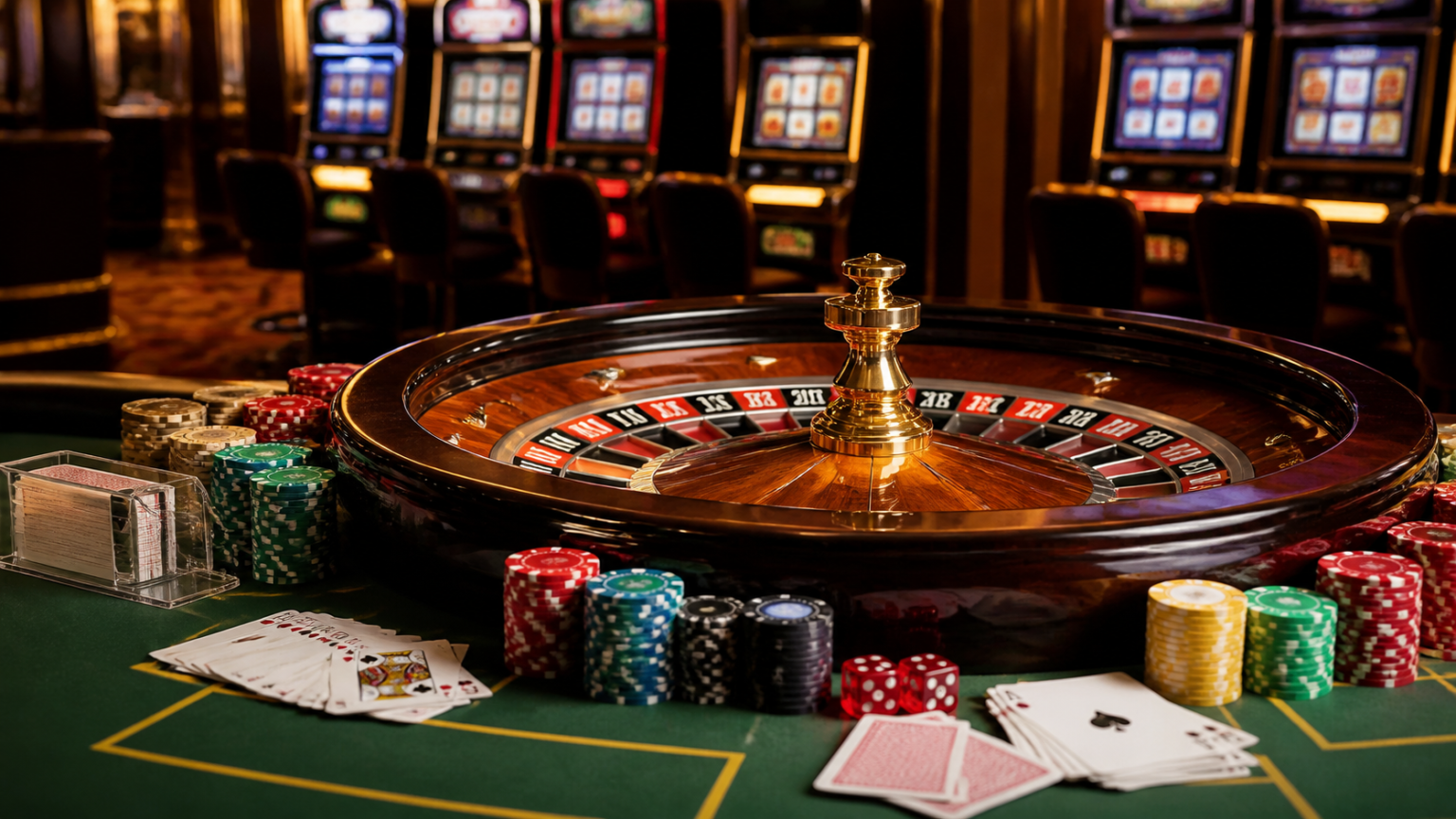 Online Casino Malaysia: What Players Should Know Casino roulette table with cards and chips